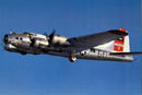 color picture B-17 in flight