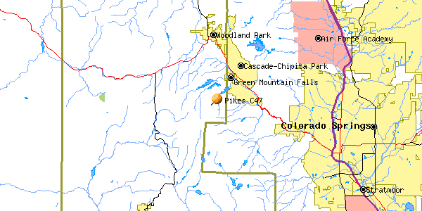 Locator of Pikes Peak C-47